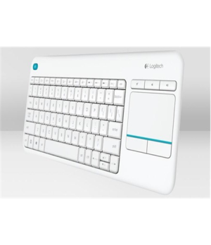 Logitech K400 Plus Keyboard with Trackpad Wireless NL USB port White 380 g