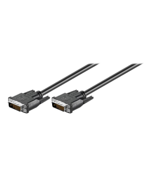 Goobay | Black | DVI-D male Dual-Link (24+1 pin) | DVI-D male Dual-Link (24+1 pin) | DVI to DVI | 1.8 m