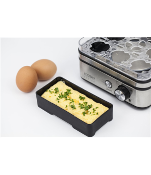 Caso | Egg cooker | E9 | Stainless steel | 400 W | Functions 13 cooking levels
