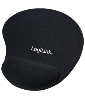 Mousepad with Gel Wrist Rest Support, | Logilink | ID0027 | Black