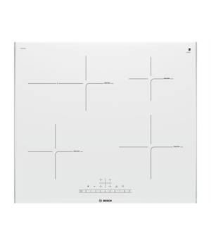 Bosch Hob PIF672FB1E Induction Number of burners/cooking zones 4 Touch Direct Select Timer White Display