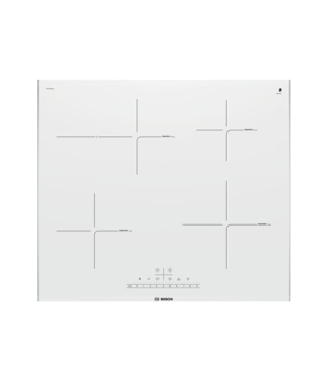 Bosch Hob PIF672FB1E Induction Number of burners/cooking zones 4 Touch Direct Select Timer White Display