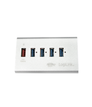 Logilink | UA0227 USB 3.0 High Speed Hub 4-Port + 1x Fast Charging Port