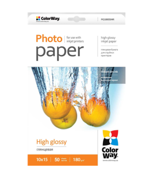 ColorWay | 180 g/m² | 10x15 | High Glossy Photo Paper