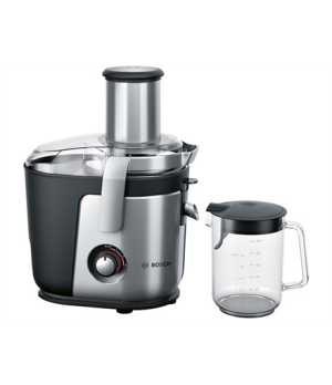 Bosch | Juicer | MES4010 | Type Centrifugal juicer | Black/Silver | 1200 W | Extra large fruit input