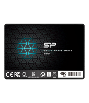 Silicon Power | Slim S55 | 480 GB | SSD form factor 2.5" | SSD interface SATA | Read speed 550 MB/s | Write speed 440 MB/s