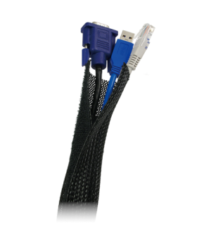 Cable Flex Wrap | KAB0006 | Flexible and soft cable conduit. Bundles and protects cables reliably. Cut to the required length. V