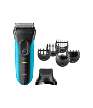 Braun | Shaver with trimmer | Series 3 Shave&Style 3010BT | Operating time (max) 45 min | Wet & Dry | NiMH | Black/Blue