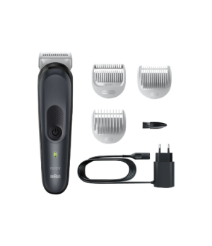 Braun | Body Groomer | BG3340 | Cordless and corded | Black/Grey