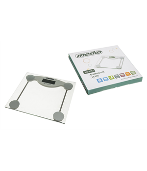 Mesko Bathroom scales MS 8137 Maximum weight (capacity) 150 kg Accuracy 100 g Glass