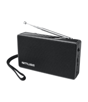 Muse | M-030R | 2-band portable radio | Black