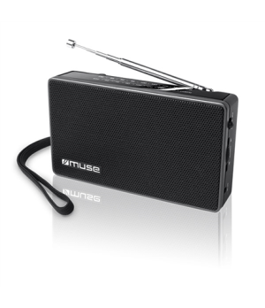 Muse | M-030R | 2-band portable radio | Black