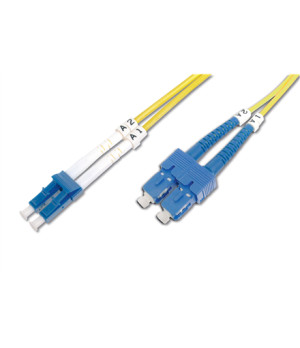 Digitus | Patch Cord | DK-2932-01 | Cable diameter 3 mm Cable type: I-VH 2E9/125µ Fiber diameter: 09/125µ Connector 1/2: LC/SM