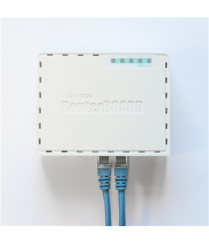 Mikrotik Wired Ethernet Router (No Wifi) RB750Gr3, hEX, Dual Core 880MHz CPU, 256MB RAM, 16 MB (MicroSD), 5xGigabit LAN, USB, PC