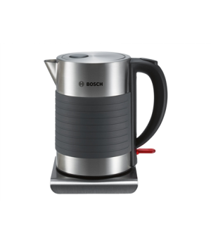 Bosch | TWK7S05 | Standard kettle | 2200 W | 1.7 L | Stainless steel/Plastic | 360° rotational base | Grey