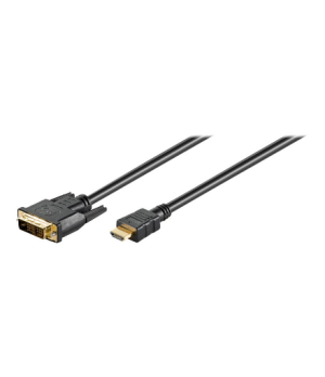 Goobay | Black | DVI-D male Single-Link (18+1 pin) | HDMI male (type A) | HDMI to DVI-D | 1.5 m