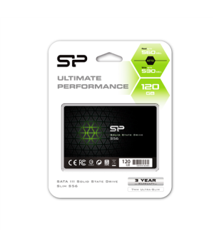 Silicon Power | S56 | 120 GB | SSD form factor 2.5" | Solid-state drive interface SATA | Read speed 460 MB/s | Write speed 360 M