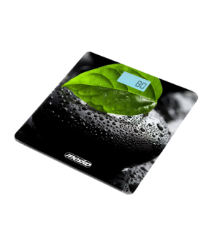 Mesko | Bathroom scales | MS 8149 | Maximum weight (capacity) 150 kg | Accuracy 100 g | Black/ green