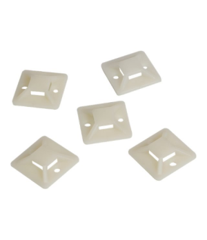 Cable Tie Mounts 20x20 mm | KAB0042 | Self-adhesive, for cable ties