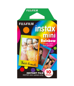 Fujifilm | Instax Mini Rainbow Instant Film | 86 x 54 mm | Quantity 10