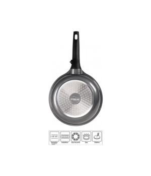 Stoneline | 19046 | Made in Germany pan | Frying | Diameter 24 cm | Suitable for induction hob | Fixed handle | Anthracite