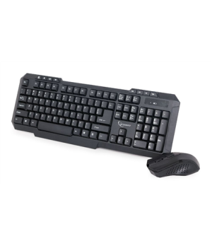 Gembird | Desktop Set | KBS-WM-02 | Keyboard and Mouse Set | Wireless | Mouse included | US | Black | USB | US | 450 g | Numeric