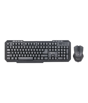 Gembird | Desktop Set | KBS-WM-02 | Keyboard and Mouse Set | Wireless | Mouse included | US | Black | USB | US | 450 g | Numeric