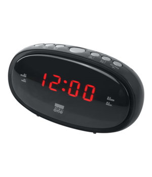 New-One | Clock-radio | CR100 | Alarm function | Black