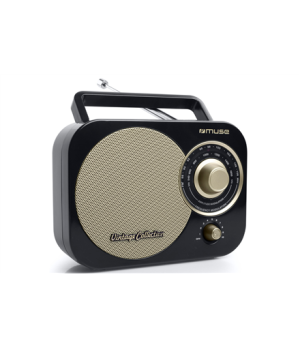 Muse | Portable radio | M-055RB | AUX in | Black/Gold