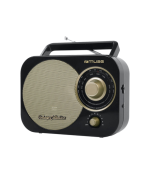 Muse | Portable radio | M-055RB | AUX in | Black/Gold