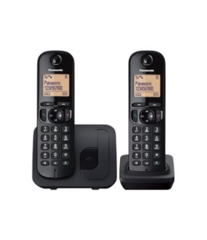 Panasonic | Cordless | KX-TGC212FXB | Built-in display | Caller ID | Black | Phonebook capacity 50 entries | Speakerphone