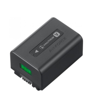 Sony | Compact V-series InfoLITHIUM™ rechargeable battery with 7.3V mean output and 6.9Wh (950mAh) capacity. | NP-FV50A