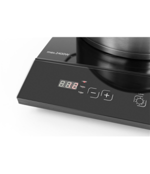 Caso | Free standing table hob | 02230 | Number of burners/cooking zones 1 | Sensor touch control | Black | Induction