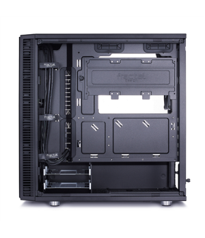 Fractal Design | Define Mini C TG | FD-CA-DEF-MINI-C-BK-TG | Side window | Left side panel - Tempered Glass | Black | Micro ATX 