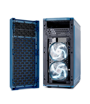 Fractal Design | Focus G | FD-CA-FOCUS-BU-W | Side window | Left side panel - Tempered Glass | Blue | ATX | Power supply include