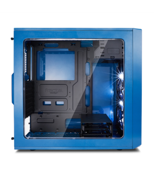 Fractal Design | Focus G | FD-CA-FOCUS-BU-W | Side window | Left side panel - Tempered Glass | Blue | ATX | Power supply include