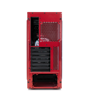 Fractal Design | Focus G | FD-CA-FOCUS-RD-W | Side window | Left side panel - Tempered Glass | Red | ATX | Power supply included