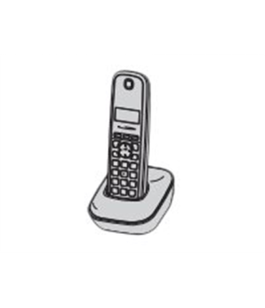 Panasonic | Cordless phone | KX-TG1911FXG | Built-in display | Caller ID | Black/Grey