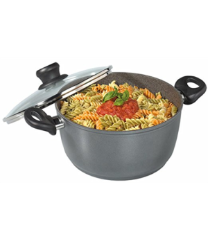 Stoneline | XXL Cooking pot | 7195 | 5 L | die-cast aluminium | Grey | Lid included