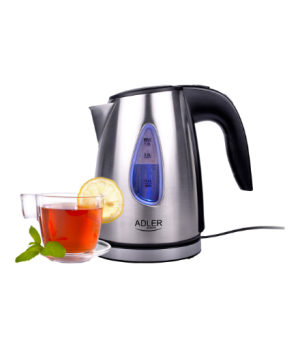 Adler | Kettle | AD 1203 | Standard | 1630 W | 1 L | Stainless steel | 360° rotational base | Stainless steel