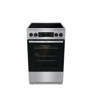 Gorenje | Cooker | GECS5C70XA | Hob type Vitroceramic | Oven type Electric | Stainless steel | Width 50 cm | Grilling | LED | De