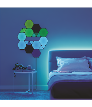 Nanoleaf Shapes Black Mini Triangles Expansion Pack (10 panels)