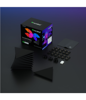 Nanoleaf Shapes Black Mini Triangles Expansion Pack (10 panels)