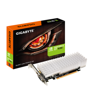 Gigabyte Low Profile NVIDIA 2 GB GeForce GT 1030 GDDR5 PCI Express 3.0 Processor frequency 1252 MHz DVI-D ports quantity 1 HDMI 