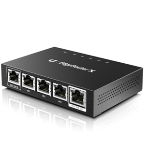 EsgeRouter ER-X | No Wi-Fi | 10/100/1000 Mbit/s | Ethernet LAN (RJ-45) ports 5 | Mesh Support No | MU-MiMO No | No mobile broadb