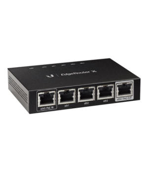 EsgeRouter ER-X | No Wi-Fi | 10/100/1000 Mbit/s | Ethernet LAN (RJ-45) ports 5 | Mesh Support No | MU-MiMO No | No mobile broadb