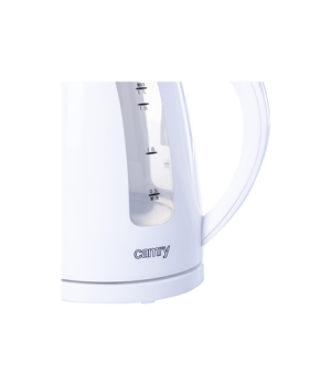 Camry | Kettle | CR 1255 | Standard | 2200 W | 1.7 L | Plastic | 360° rotational base | White