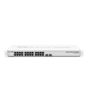 MikroTik | Cloud Smart Switch | CSS326-24G-2S+RM | Managed L2 | Rackmountable | Gigabit Ethernet (copper) ports quantity 24 | SF