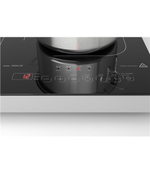 Caso | Hob | ProGourmet 3500 | Number of burners/cooking zones 2 | Sensor touch display | Black | Induction