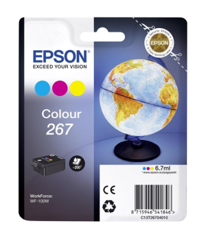 Epson 267 Tri-colour Ink Cartridge | Ink | Cyan, Magenta, Yellow